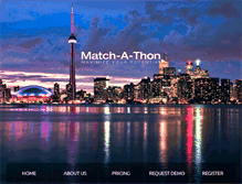 Tablet Screenshot of matchathon.com